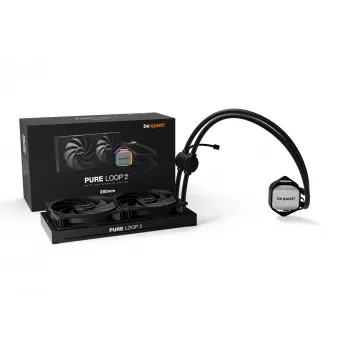 be quiet Pure Loop 2 | 280mm Prozessor All-in-One-Flüssigkeitskühler 14 cm Schwarz 1 Stück