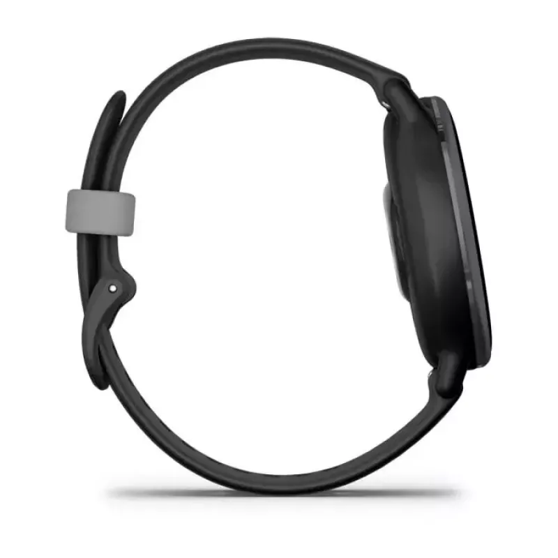 Smartwatch GARMIN Vivoactive 5 Schwarz — 42-mm-Gehäuse, AMOLED 1,2 Zoll, GPS/GLONASS/Galileo, 5 ATM, optischer HF, SpO2, 11 Tage Akkulaufzeit