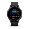Smartwatch GARMIN Vivoactive 5 Schwarz — 42-mm-Gehäuse, AMOLED 1,2 Zoll, GPS/GLONASS/Galileo, 5 ATM, optischer HF, SpO2, 11 Tage Akkulaufzeit