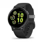 Smartwatch GARMIN Vivoactive 5 Schwarz — 42-mm-Gehäuse, AMOLED 1,2 Zoll, GPS/GLONASS/Galileo, 5 ATM, optischer HF, SpO2, 11 Tage Akkulaufzeit