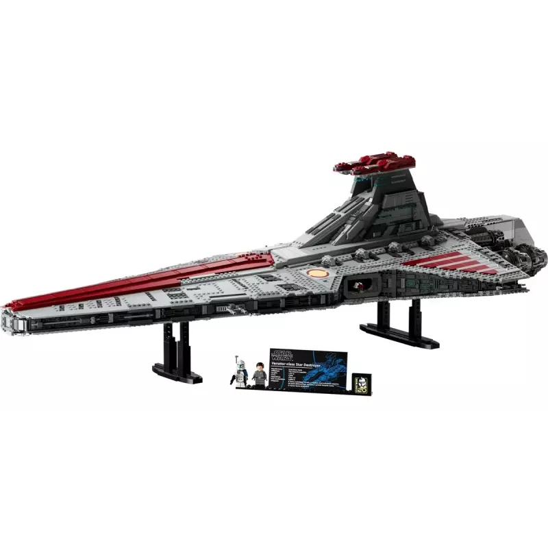 LEGO Star Wars Republic Venator Class Attack Cruiser 75367 — Bausatz, 5.374 Teile, 320 mm × 1.090 mm × 540 mm, 2 Minifiguren, Alter 18+