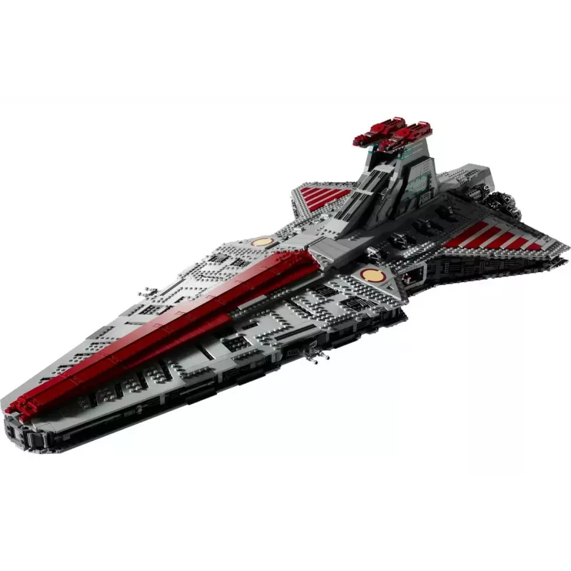 LEGO Star Wars Republic Venator Class Attack Cruiser 75367 — Bausatz, 5.374 Teile, 320 mm × 1.090 mm × 540 mm, 2 Minifiguren, Alter 18+