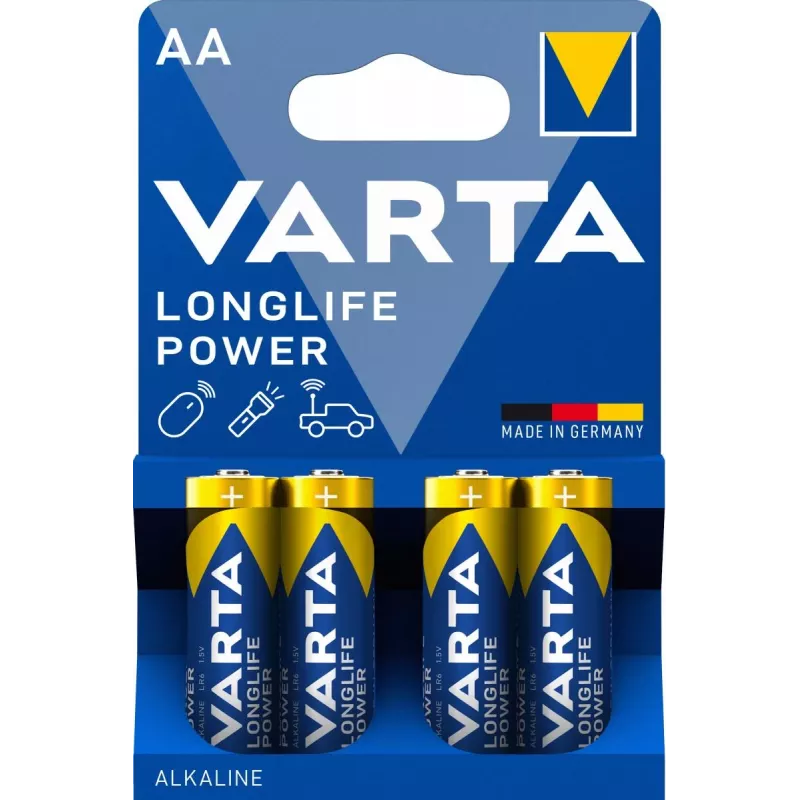 VARTA Batterie Longlife Power Mignon AA LR06 1x4