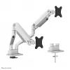 Neomounts DS70S-950WH2 Monitorarm 17-35 Zoll - Gasfeder - Topfix - 180°-Stopp