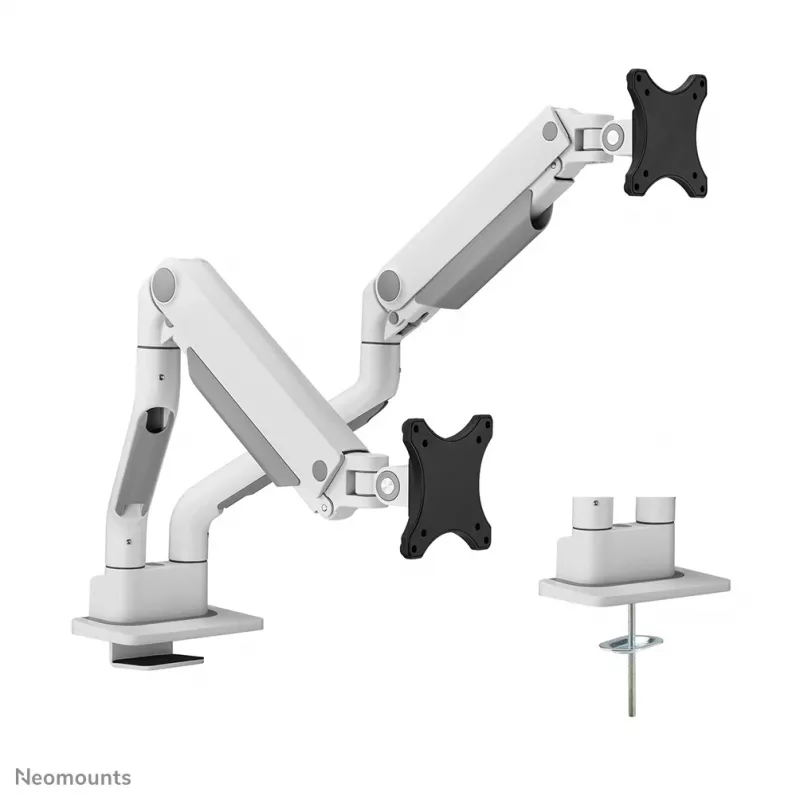 Neomounts DS70S-950WH2 Monitorarm 17-35 Zoll - Gasfeder - Topfix - 180°-Stopp