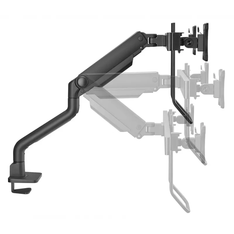 Neomounts DS75S-950BL2 Monitorarm 17-32 Zoll - Gasfeder - Topfix - 180°-Stopp