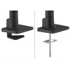 Neomounts DS75S-950BL2 Monitorarm 17-32 Zoll - Gasfeder - Topfix - 180°-Stopp