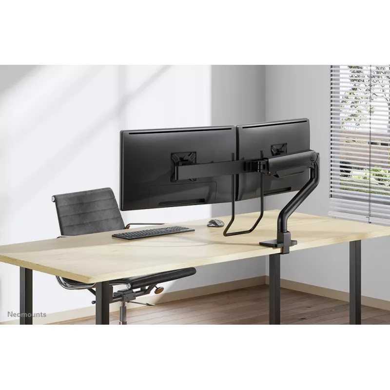 Neomounts DS75S-950BL2 Monitorarm 17-32 Zoll - Gasfeder - Topfix - 180°-Stopp