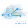 TP-Link 4G+ AX3000 Whole Home Mesh WiFi 6 Gateway, Weiß, Intern, Mesh router, ≤20 dBm (2,4 GHz); ≤23 dBm (5 GHz), Dualband (2,4 GHz / 5 GHz), Wi-Fi 6 (802.11ax)