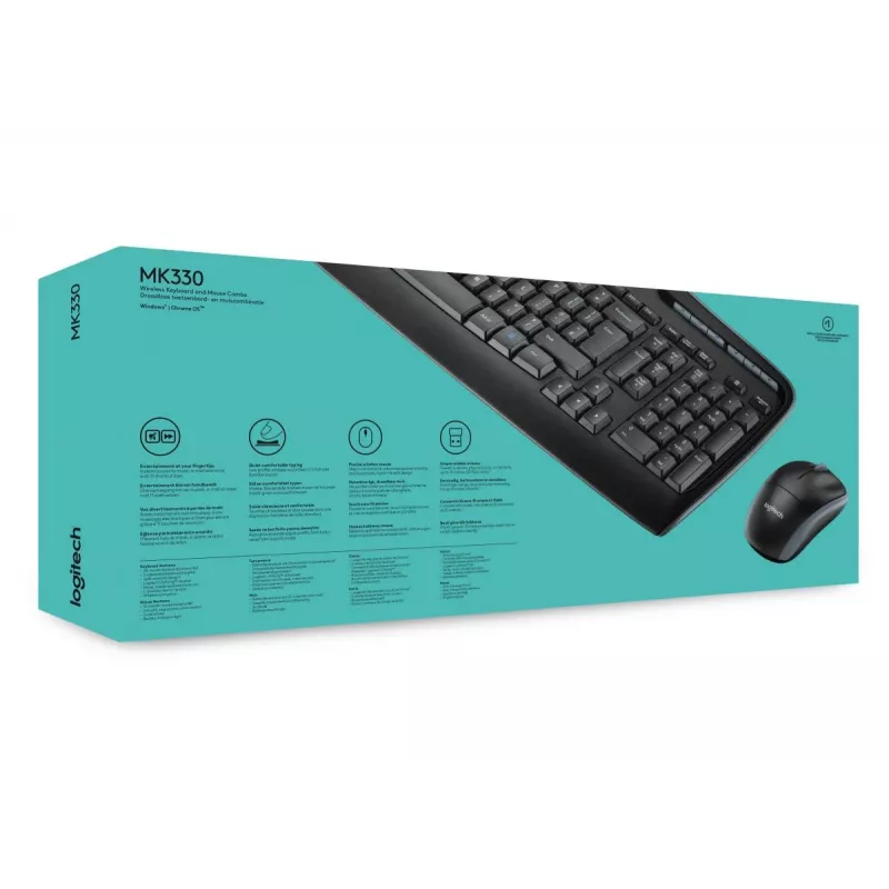 LOGITECH Wireless Combo Mk330 - Qwerty International Nsea