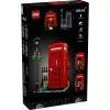 Bauset LEGO Rote Londoner Telefonzelle 21347 – modulares Sammelset, 1460 Teile, 18+