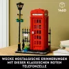 Bauset LEGO Rote Londoner Telefonzelle 21347 – modulares Sammelset, 1460 Teile, 18+