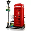 Bauset LEGO Rote Londoner Telefonzelle 21347 – modulares Sammelset, 1460 Teile, 18+