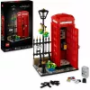 Bauset LEGO Rote Londoner Telefonzelle 21347 – modulares Sammelset, 1460 Teile, 18+
