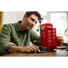 Bauset LEGO Rote Londoner Telefonzelle 21347 – modulares Sammelset, 1460 Teile, 18+