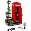 Bauset LEGO Rote Londoner Telefonzelle 21347 – modulares Sammelset, 1460 Teile, 18+