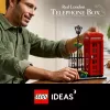 Bauset LEGO Rote Londoner Telefonzelle 21347 – modulares Sammelset, 1460 Teile, 18+