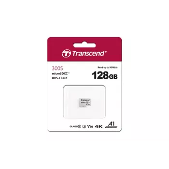 TRANSCEND Micro-SDXC-Karte 300S 128GB UHS-I U3 ohne Adapter