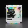 CORSAIR Mid-Tower ATX PC-Gehäuse - iCUE 5000T - RGB Temperglas - Weiß