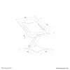 Neomounts DS20-740BL1 Laptopständer 11-15 Zoll - höhenverstellbar - faltbar - kompakt - universal