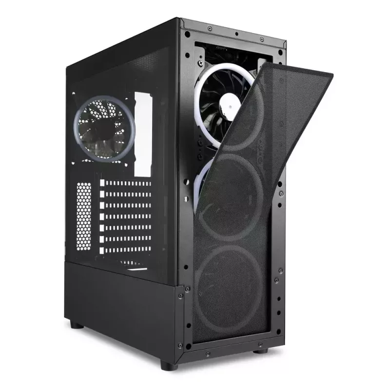 PC-Gehäuse Sharkoon TK5M RGB ATX Desktop Schwarz