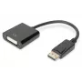 DIGITUS ASSMANN DisplayPort-Adapterkabel, DP - DVI (24+5) M/F, 15cm mit Verriegelung, DP 1.2 kompatibel, CE schwarz
