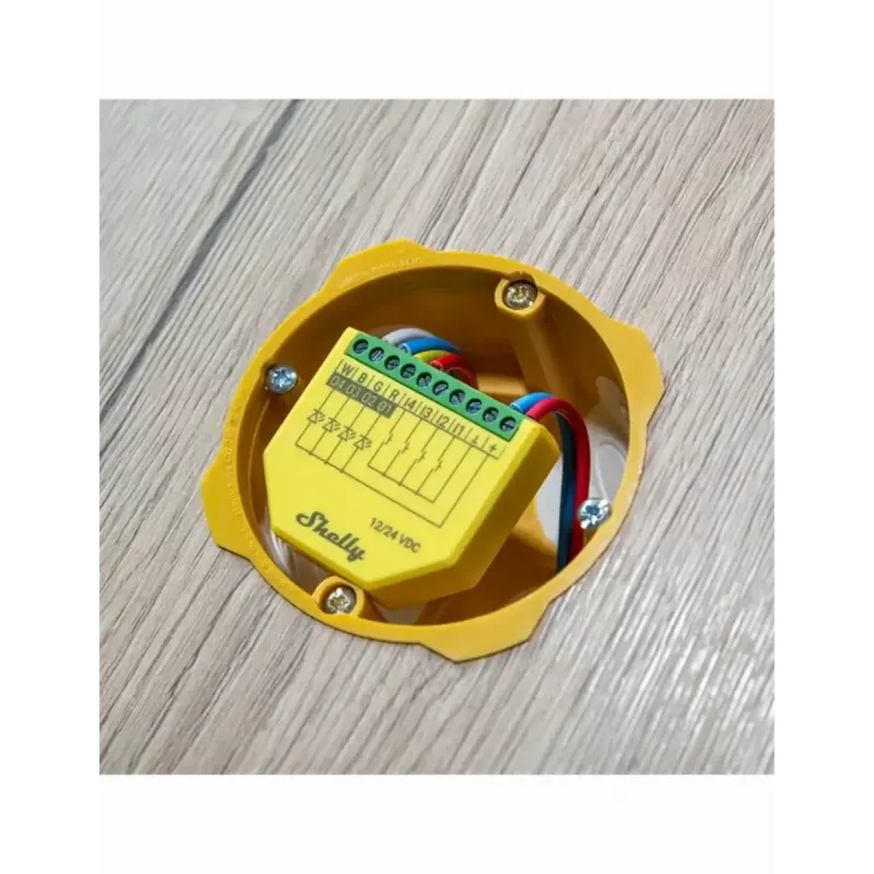 Shelly Plus RGBW PM Wireless Smart Light Grün Gelb