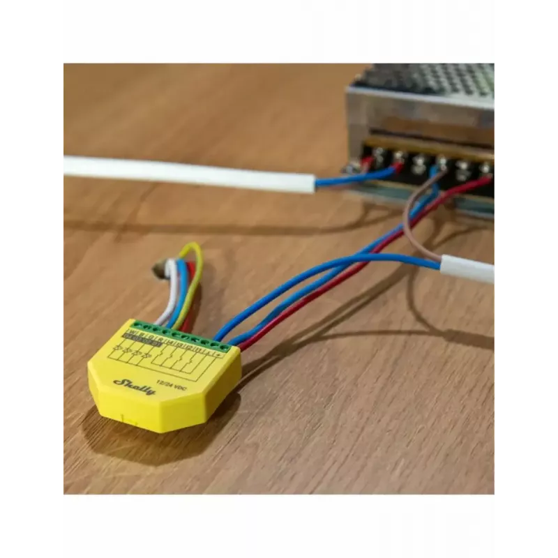 Shelly Plus RGBW PM Wireless Smart Light Grün Gelb