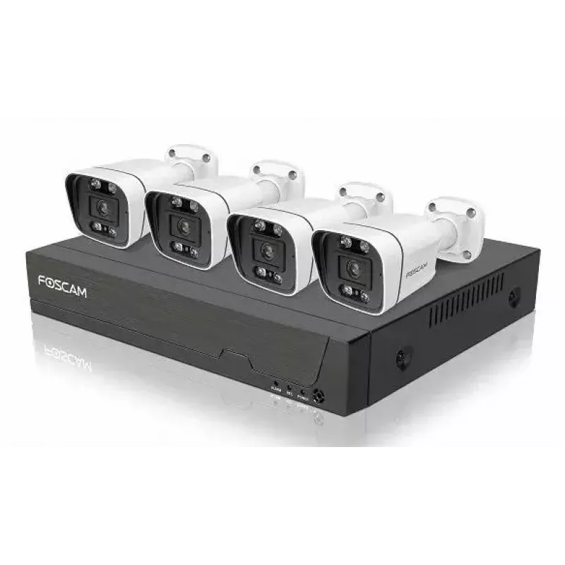 Foscam FN9108E-B4-2T Videoüberwachungsset Kabelgebunden 8 Kanäle HDD 2 TB