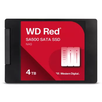 WESTERN DIGITAL SSD - WD Red SA500 - 4TB - SATA 6Gb/s - 2,5 Zoll/7mm (WDS400T2R0A)