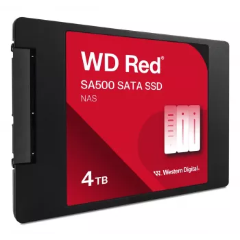 WESTERN DIGITAL SSD - WD Red SA500 - 4TB - SATA 6Gb/s - 2,5 Zoll/7mm (WDS400T2R0A)