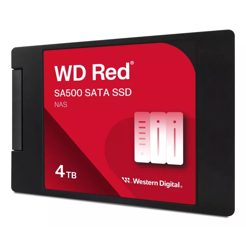 WESTERN DIGITAL SSD - WD Red SA500 - 4TB - SATA 6Gb/s - 2,5 Zoll/7mm (WDS400T2R0A)