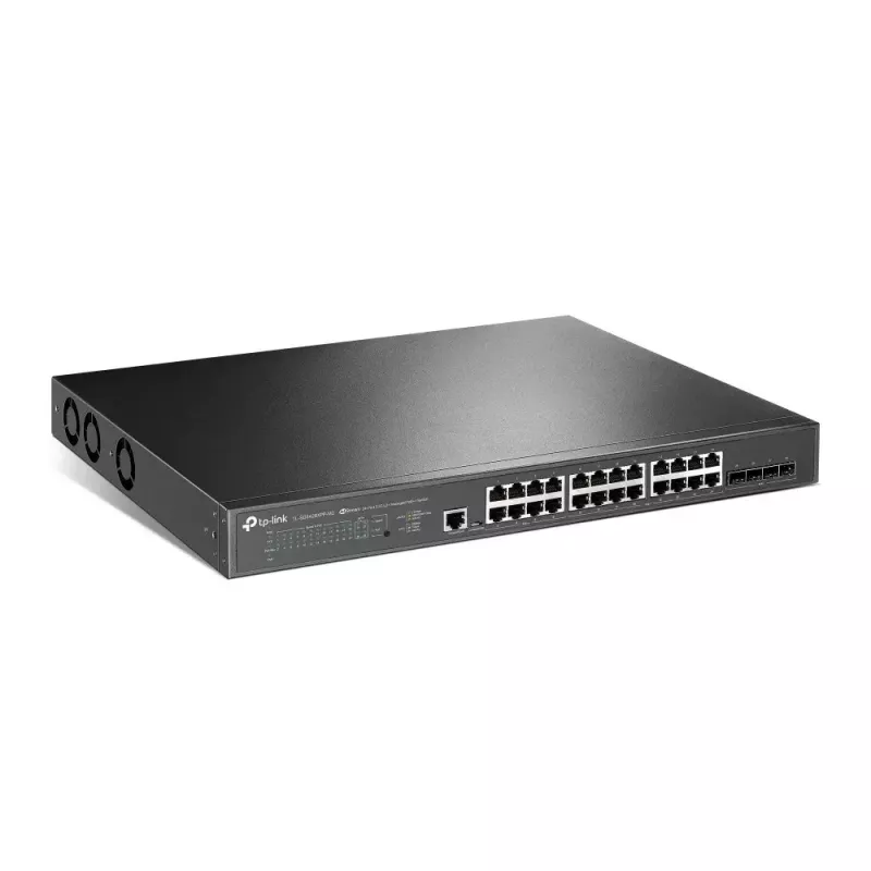 TP-Link Omada 24-Port 2.5GBASE-T und 4-Port 10GE SFP+ L2+ Managed Switch mit 16-Port PoE+ & 8-Port PoE++