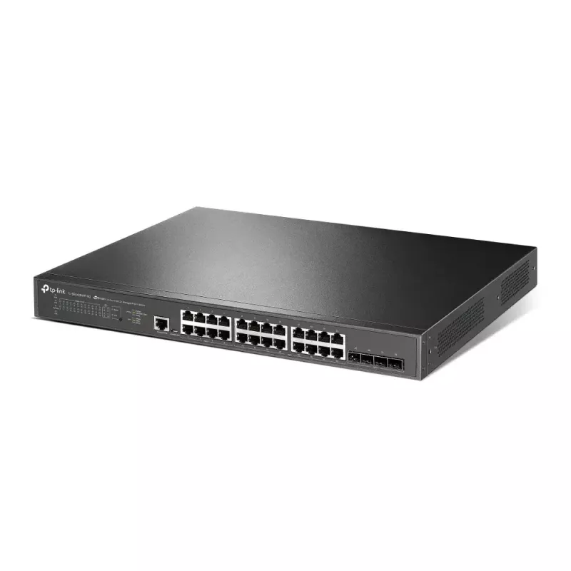TP-Link Omada 24-Port 2.5GBASE-T und 4-Port 10GE SFP+ L2+ Managed Switch mit 16-Port PoE+ & 8-Port PoE++
