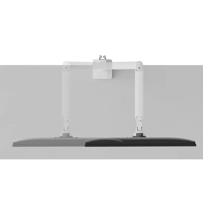 Neomounts DS70-250WH1 Monitorarm 17-35 Zoll - Gasfeder - Tischklemme/Tischdurchführung - 180°-Stopp