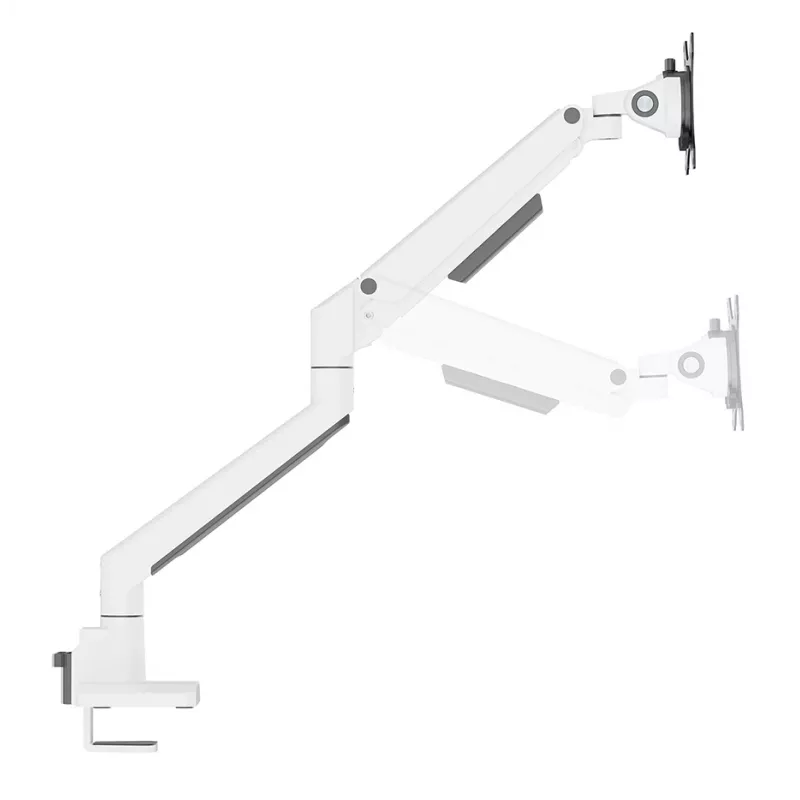 Neomounts DS70-250WH1 Monitorarm 17-35 Zoll - Gasfeder - Tischklemme/Tischdurchführung - 180°-Stopp