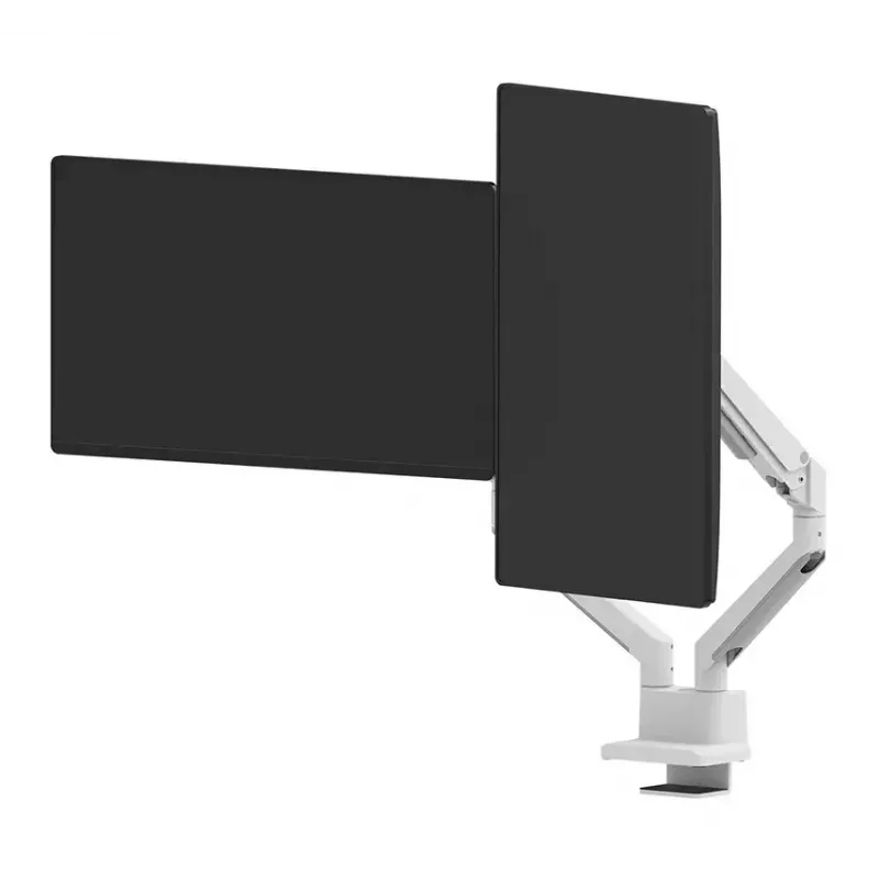 Neomounts DS70-250WH2 Monitorhalterung 17-32 Zoll - Gasdruckfeder - Topfix - 180°-Stopp
