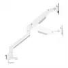 Neomounts DS70-250WH2 Monitorhalterung 17-32 Zoll - Gasdruckfeder - Topfix - 180°-Stopp