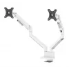 Neomounts DS70-250WH2 Monitorhalterung 17-32 Zoll - Gasdruckfeder - Topfix - 180°-Stopp