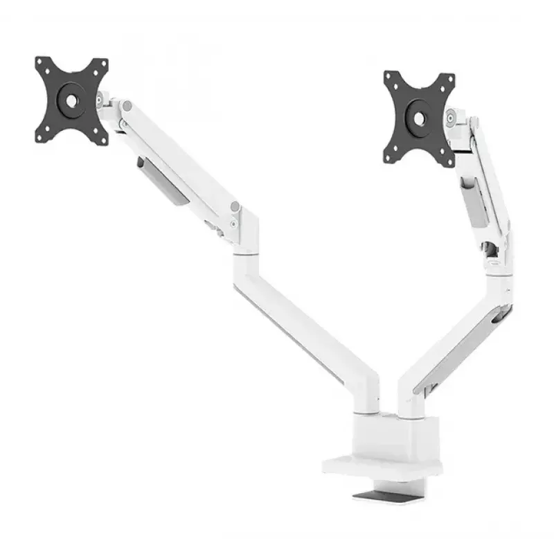 Neomounts DS70-250WH2 Monitorhalterung 17-32 Zoll - Gasdruckfeder - Topfix - 180°-Stopp