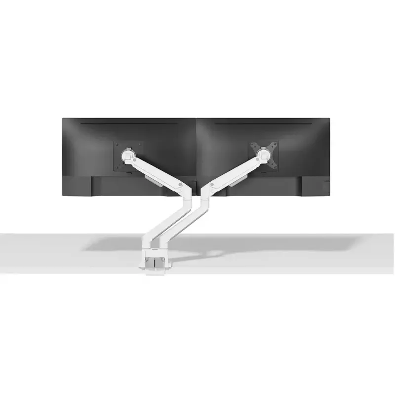 Neomounts DS70-250WH2 Monitorhalterung 17-32 Zoll - Gasdruckfeder - Topfix - 180°-Stopp