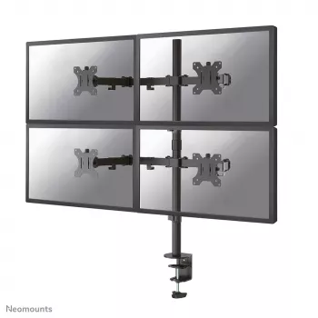 Neomounts FPMA-D550D4Schwarz Monitorarm 13-32 Zoll, Klemme/Tischdurchführung, 6 kg, 33 cm (13 Zoll), 81,3 cm (32 Zoll), 100 x 100 mm, Schwarz