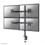 Neomounts FPMA-D550D4Schwarz Monitorarm 13-32 Zoll, Klemme/Tischdurchführung, 6 kg, 33 cm (13 Zoll), 81,3 cm (32 Zoll), 100 x 100 mm, Schwarz