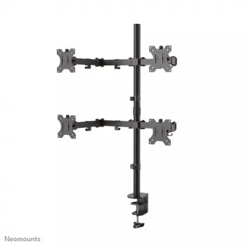 Neomounts FPMA-D550D4Schwarz Monitorarm 13-32 Zoll, Klemme/Tischdurchführung, 6 kg, 33 cm (13 Zoll), 81,3 cm (32 Zoll), 100 x 100 mm, Schwarz