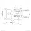 Neomounts WL40S-850BL18 TV-Wandhalterung 43-86 Zoll - Vollbeweglich - schnelle Installation