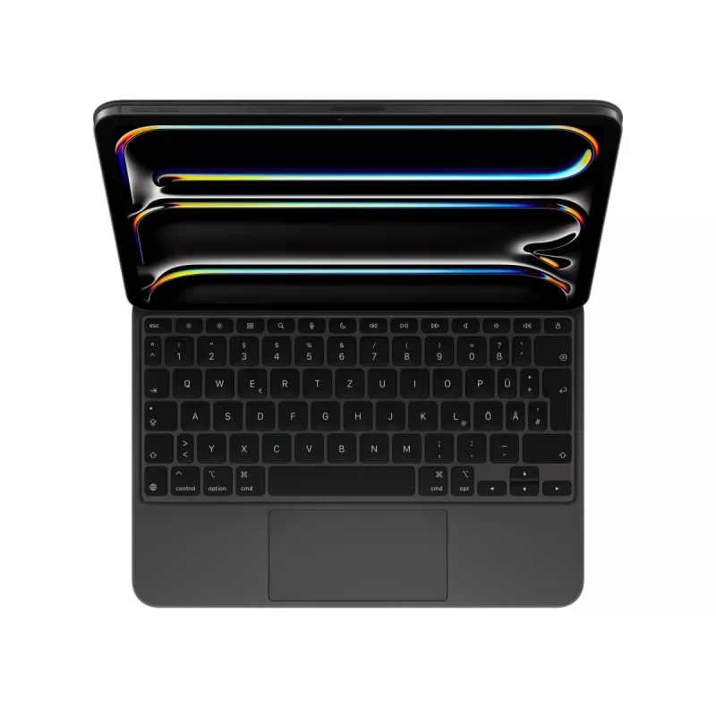 APPLE Magic Tastatur für iPad Pro 11 inch (M4) - Schwarz - Deutsch