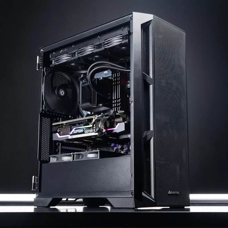 Chieftec APEX AIR GA-01B-M-OP ATX Midi Tower Schwarz