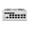 DIGITUS Gigabit Ethernet Netzwerk PoE Switch - 8 Port Industrial, L2 Managed, 4 SFP Uplink
