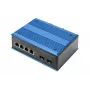 DIGITUS Industrial 4+2-Port Gigabit Ethernet PoE Switch, 4 Port GE PoE RJ45, 2 GE SFP Port