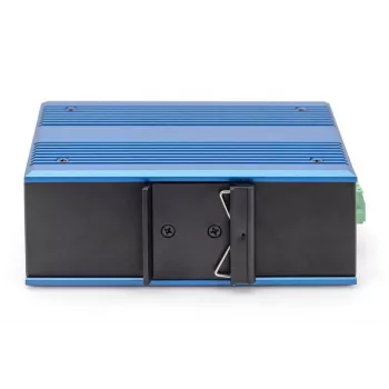 DIGITUS Industrial 4+2-Port Gigabit Ethernet PoE Switch, 4 Port GE PoE RJ45, 2 GE SFP Port